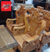 Bàn Ghế Salon Gỗ