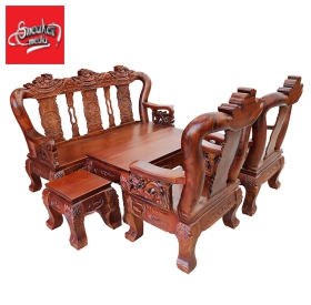 Bàn Ghế Salon Gỗ