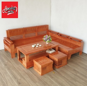 Bàn Ghế Salon Gỗ