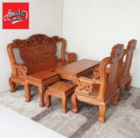 Bàn Ghế Salon Gỗ