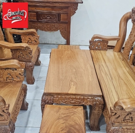 Bàn Ghế Salon Gỗ