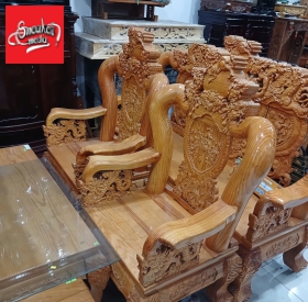 Bàn Ghế Salon Gỗ