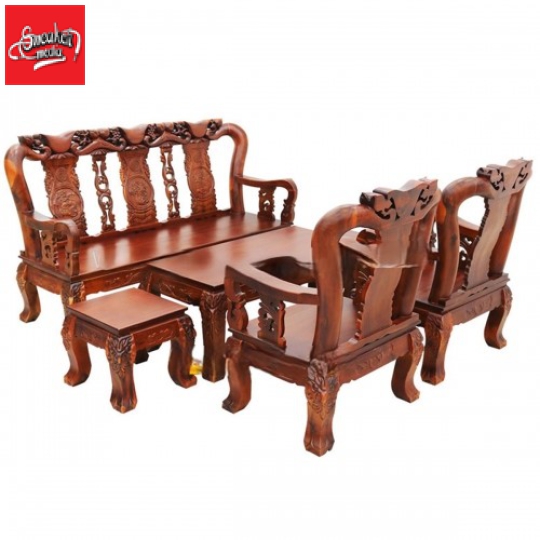 Bàn Ghế Salon Gỗ