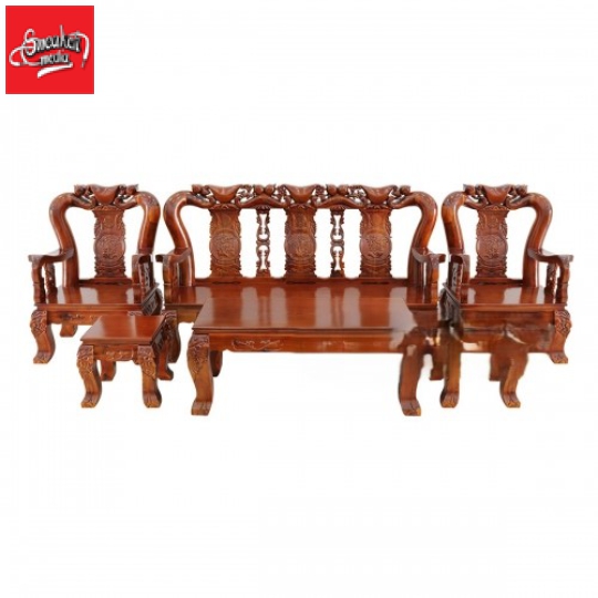 Bàn Ghế Salon Gỗ