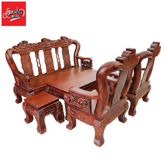 Bàn Ghế Salon Gỗ