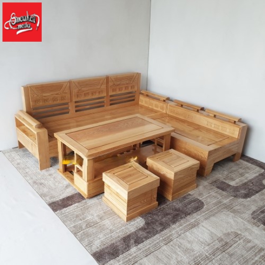 Bàn Ghế Salon Gỗ