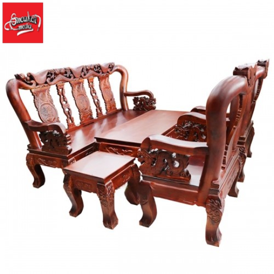 Bàn Ghế Salon Gỗ