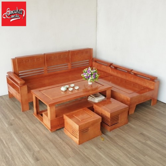 Bàn Ghế Salon Gỗ