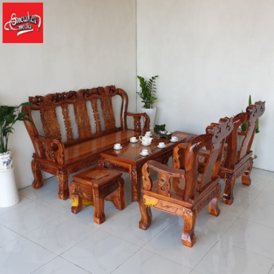 Bàn Ghế Salon Gỗ