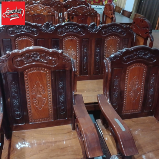 Bàn Ghế Salon Gỗ